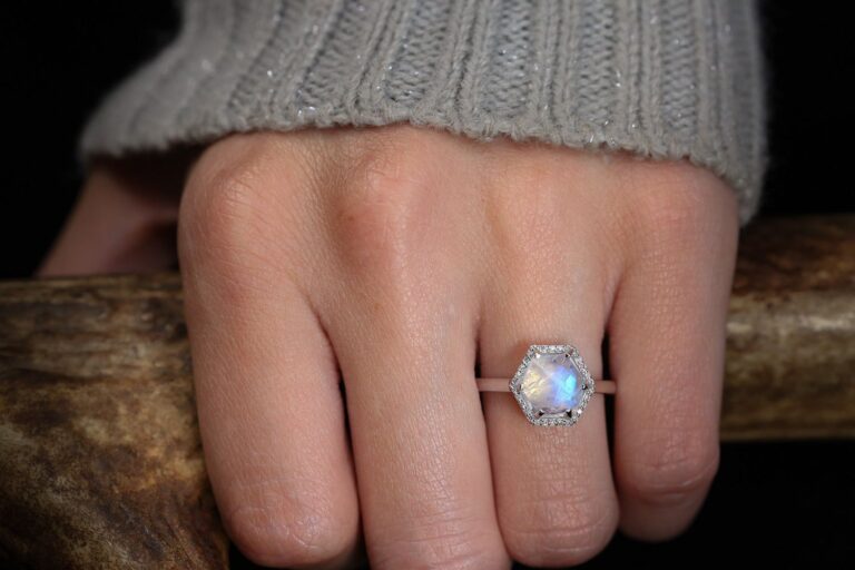 The Magic of Moonstone Engagement Rings: Meaning & Care
